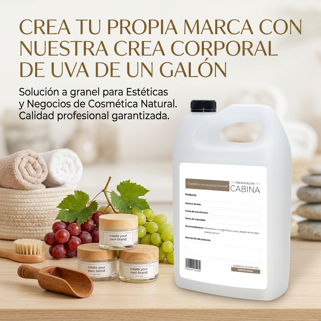 crema corporal hidratante de uva 1 galón
