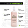 Loción hidratante rosa mosqueta y ácido hialurónico 500 ml - Image 6