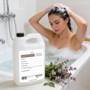 Shampoo de Verbena 1 Galón Beohemp – Refrescante, Hidratante y Suavizante para Cabello Saludable y Brillante