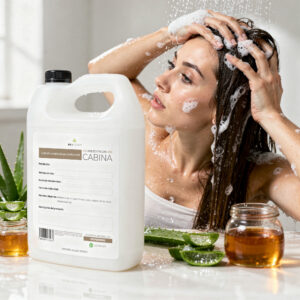 Shampoo de Miel y Aloe Vera 1 Galón Beohemp – Hidratante, Nutritivo y Suavizante para Todo Tipo de Cabello