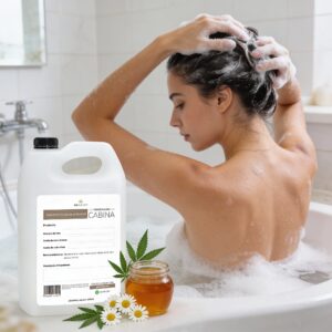 Shampoo de Manzanilla y Miel 1 Galón Beohemp – Aclarante Natural, Suavizante e Hidratante para Cabello Brillante y Saludable