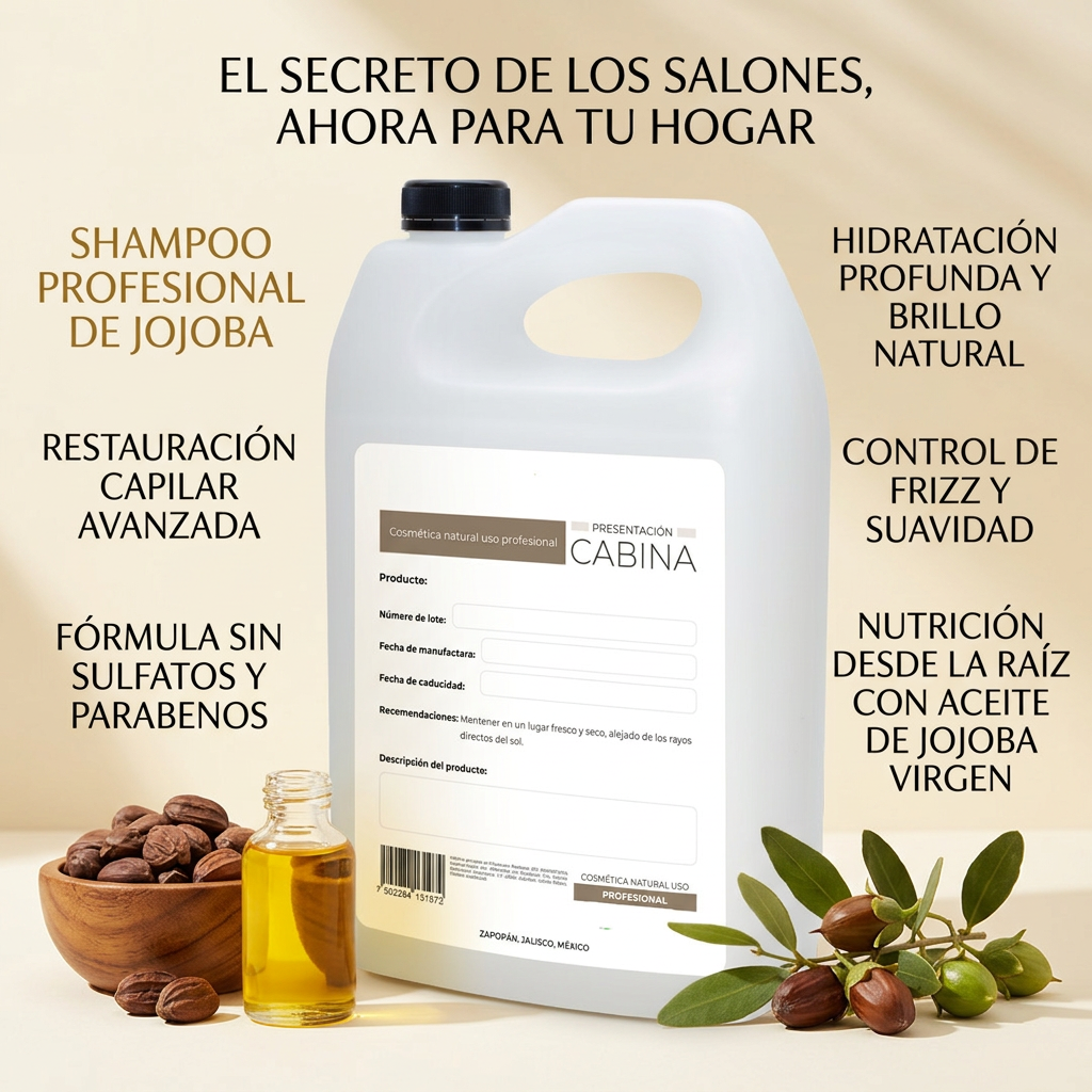 shampoo hidratante jojoba 1 galón