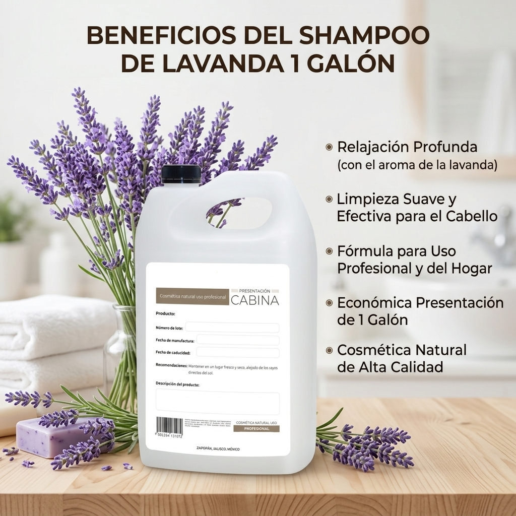 shampoo hidratante lavanda 1 galón