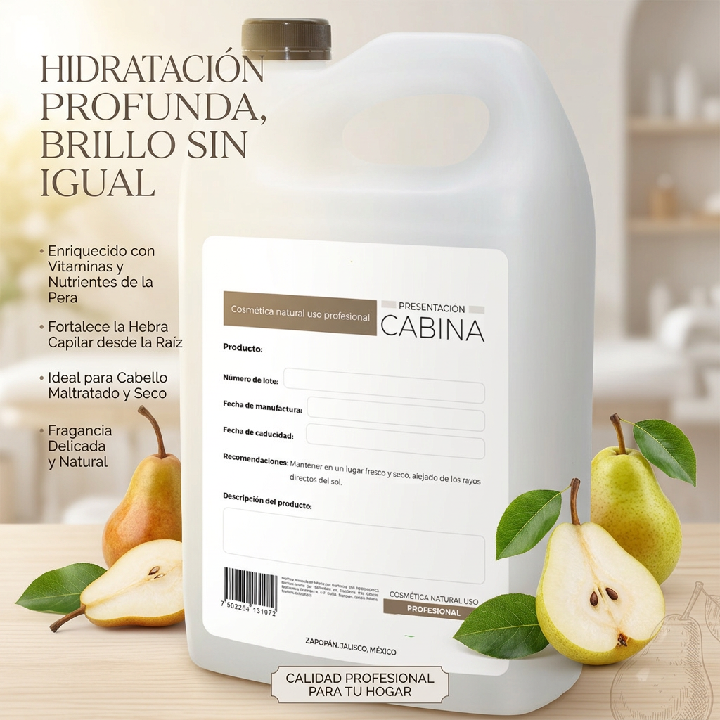shampoo hidratante pera 1 galón