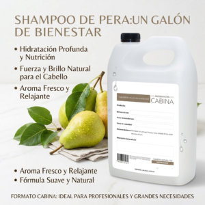 shampoo hidratante pera 1 galón
