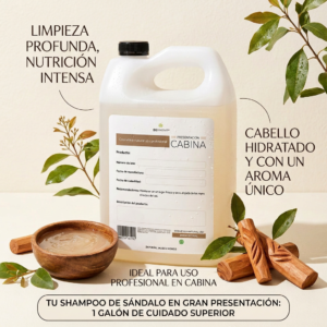 shampoo hidratante sandalo 1 galón