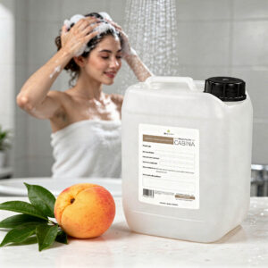 Shampoo de Chabacano 10 Litros Beohemp – Nutritivo, Hidratante y Suavizante para Cabello Seco y Maltratado