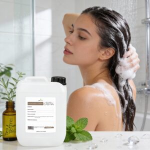 Shampoo de Tea Tree Oil y Menta 10 Litros Beohemp – Purificante, Refrescante y Estimulante para un Cabello Saludable