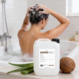 Shampoo de Aloe Vera y Coco 10 Litros Beohemp – Limpieza Suave, Hidratación Natural y Cuidado Capilar a Granel