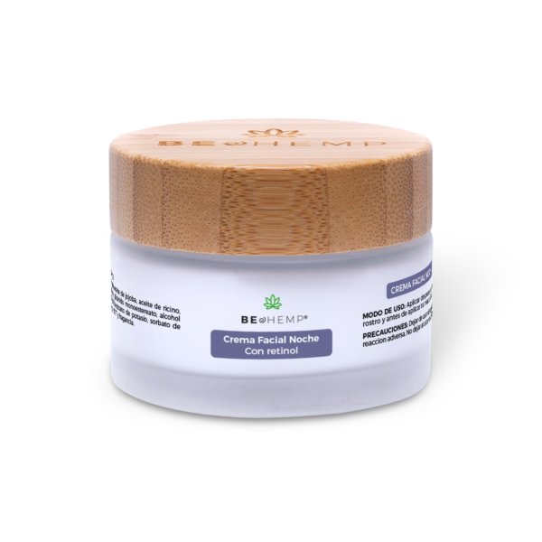 Crema facial de NOCHE con retinol Beohemp 50g