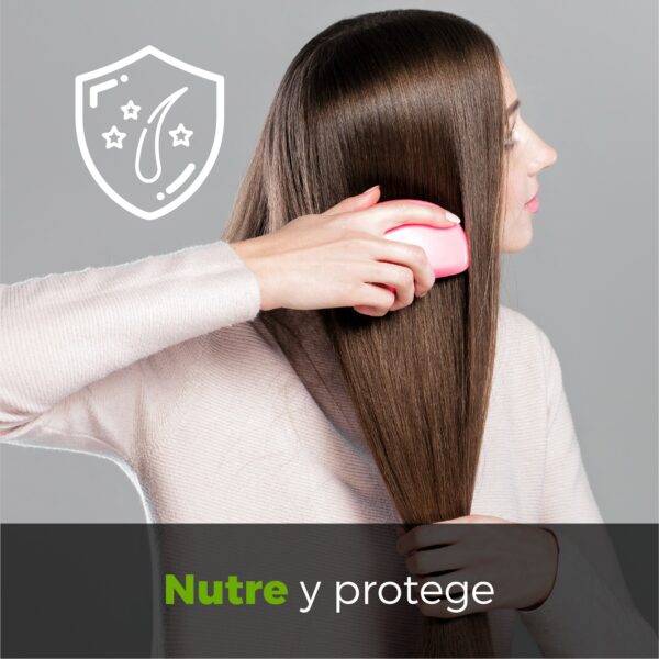 Acondicionador Base Vegano Profesional | 1 Litro | Brillo Extra, Nutrición e Hidratación | Biodegradable, Sin Parabenos, Para Todo Tipo de Cabello - Image 4