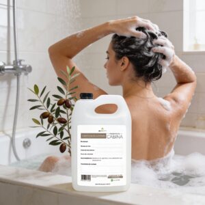 Shampoo de Argán Sin Sales ni Sulfatos | 1 Galón a Granel | Hidratación, Suavidad y Brillo | Beohemp