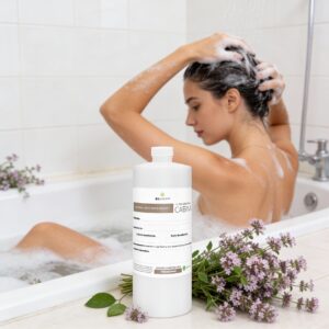 Shampoo de Verbena 1 Litro Beohemp – Refrescante, Hidratante y Suavizante para Cabello Saludable y Brillante