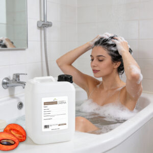 Shampoo hidratante de Hueso de Mamey | A Granel 10 Litros | Sin Sulfatos ni Sales | Beohemp