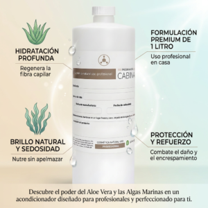 Acondicionador hidratante reparador de algas marinas y aloe vera 1 litro