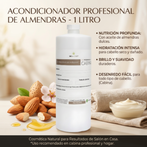Acondicionador hidratante reparador de almendras 1 litro