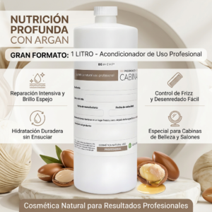 Acondicionador hidratante reparador de argan 1 litro