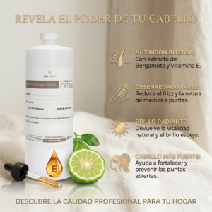 Acondicionador hidratante reparador de bergamota y vitamina E 1 litro