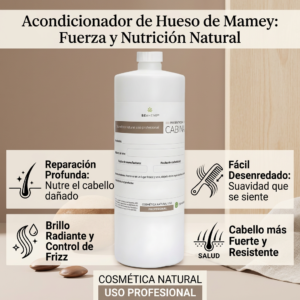 Acondicionador hidratante reparador de hueso de mamey 1 litro