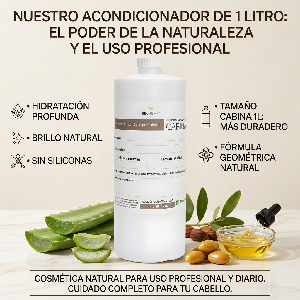 Acondicionador hidratante reparador de jojoba y aloe vera 1 litro