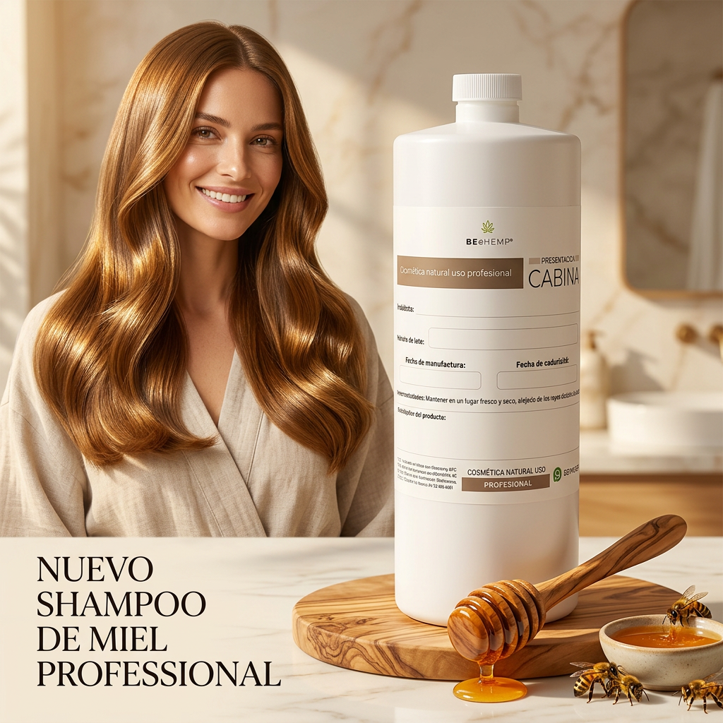 shampoo-profesional-hidratante-miel 1-litro-beohemp