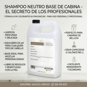 shampoo hidratante neutro base 1 galón
