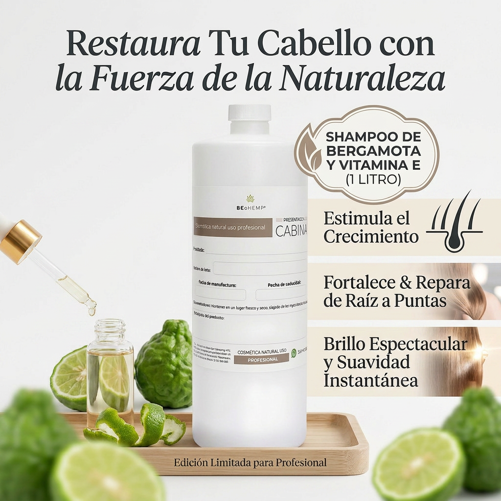 shampoo-hidratante-profesional-bergamota-vitamina-E-1-litro-beohemp