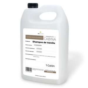 shampoo profesional hidratante de vainilla alto rendimiento 1 galón