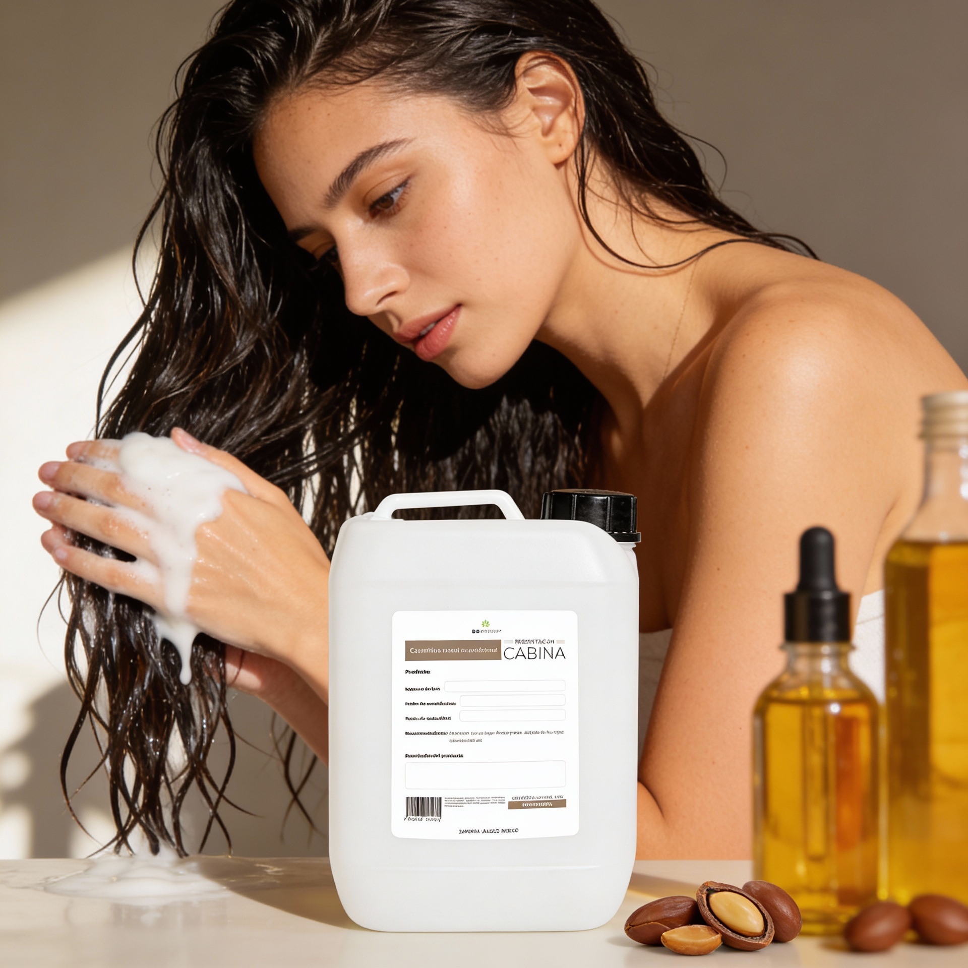 Acondicionador de Argán 10 Litros Beohemp | Hidratante, Nutritivo y Natural para Todo Tipo de Cabello