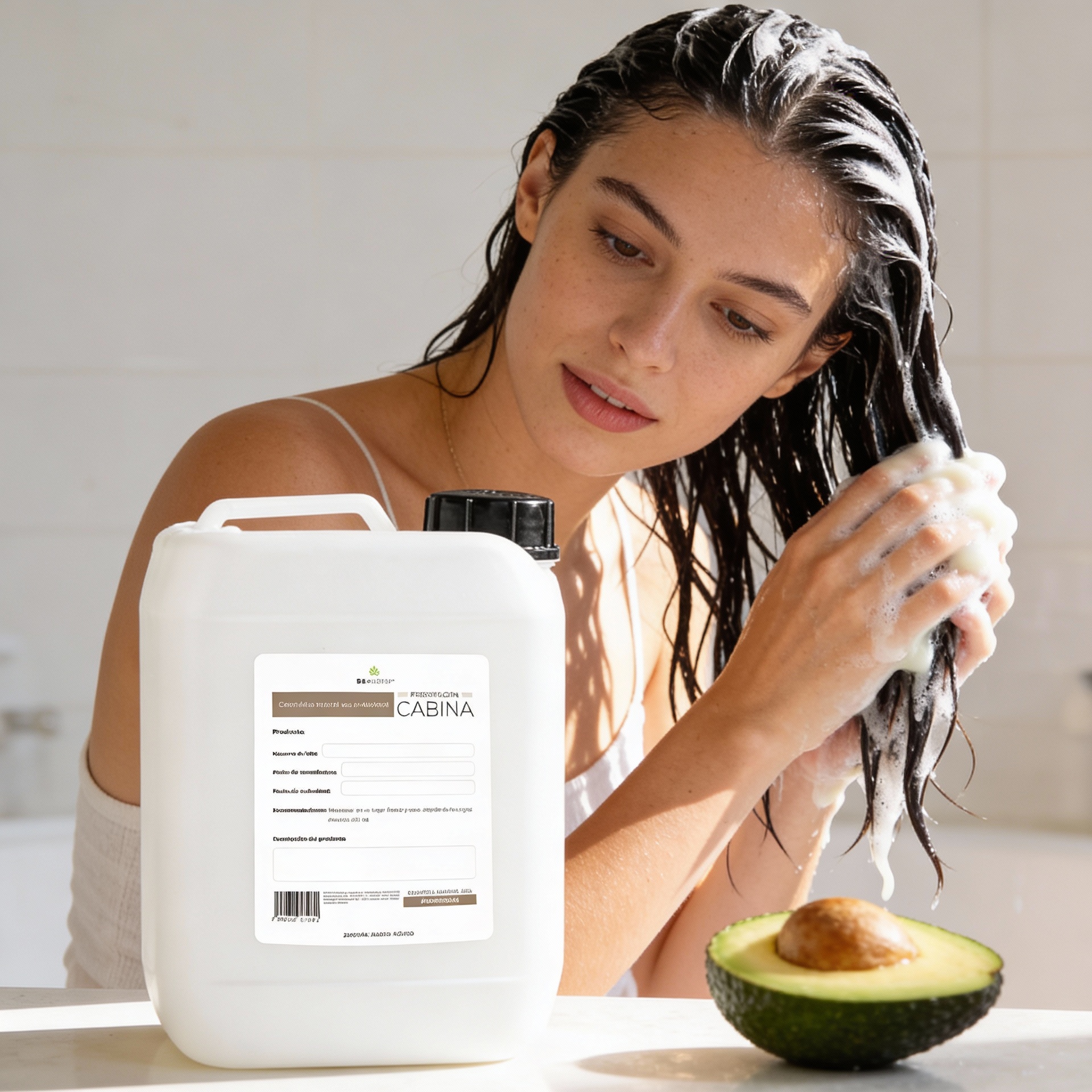 Acondicionador de Aguacate 10 Litros Beohemp | Hidratante, Nutritivo y Natural para Todo Tipo de Cabello