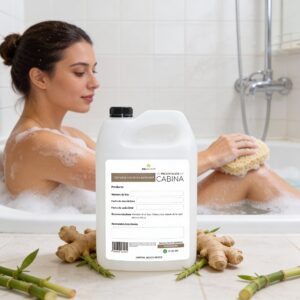 Jabón Corporal de Jengibre 1 Galón – Energía y Vitalidad Natural