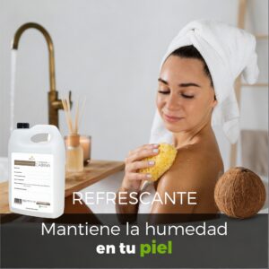 Jabón Corporal de Coco 1 Galón – Hidratación y Frescura Tropical