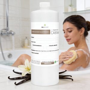 Jabón Corporal de Vainilla 1 Litro – Suavidad y Aroma Aterciopelado