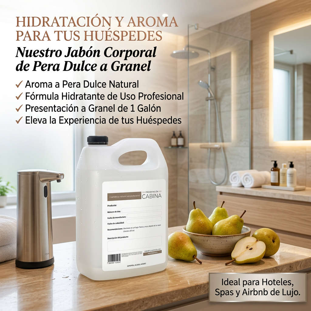 jabón corporal humectante de Pera 1 galón