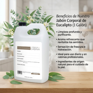 jabón corporal humectante de eucalipto 1 galón