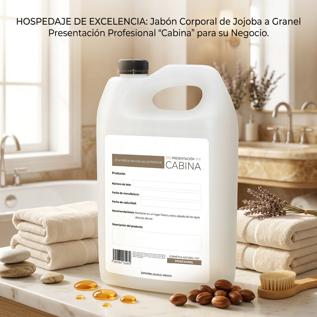 jabón corporal humectante de jojoba 1 galón