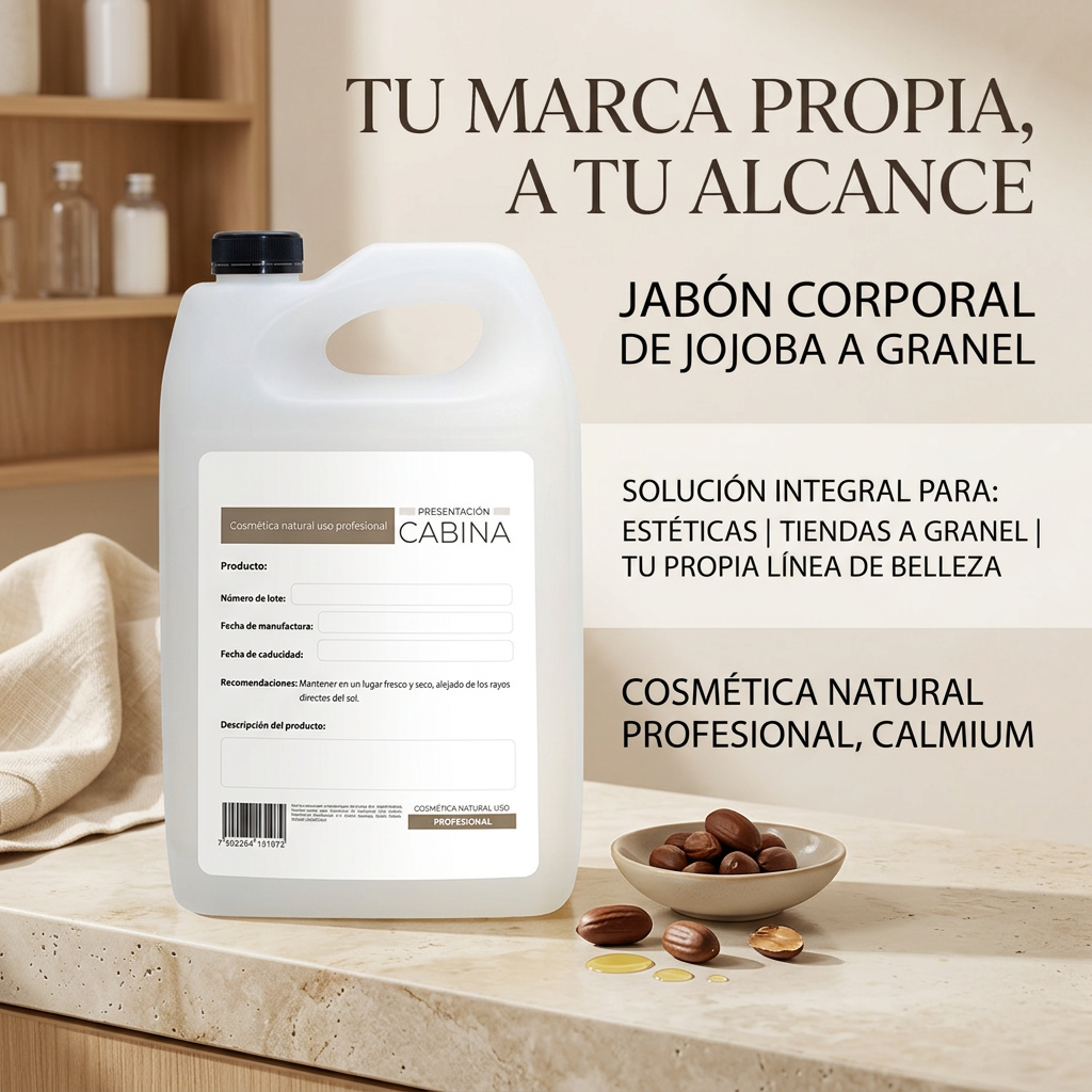 jabón corporal humectante de jojoba 1 galón