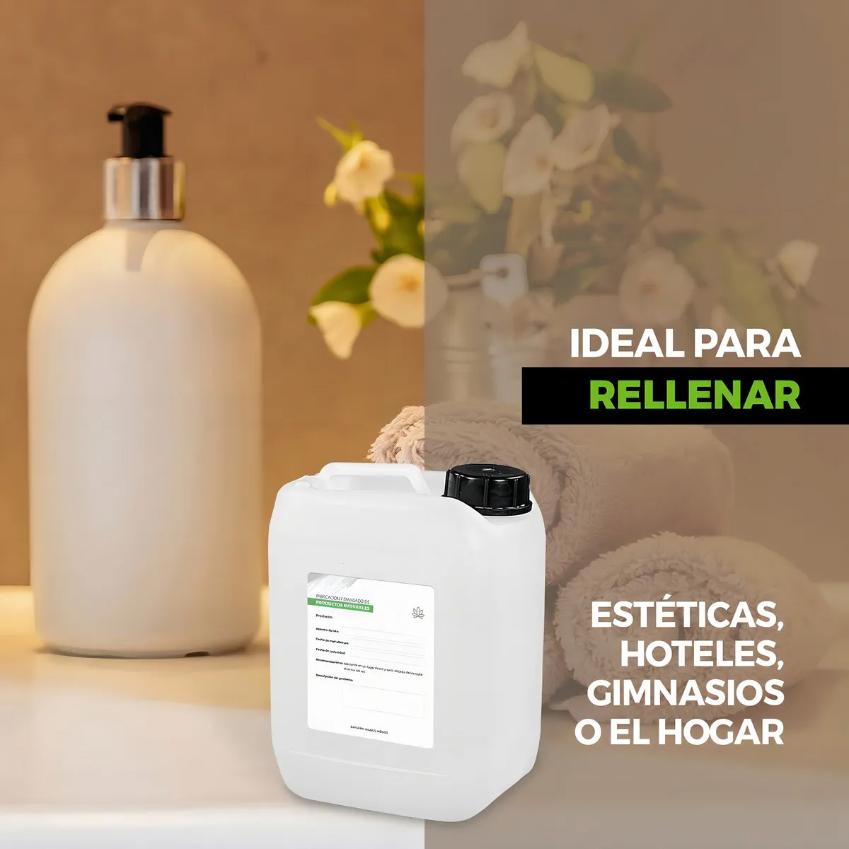 Jabón Líquido de Aloe Vera 10 Litros, Biodegradable, Sin Sulfatos ni Parabenos - Image 6