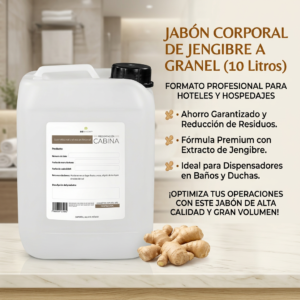 jabón corporal humectante de jengibre a granel 10 litros