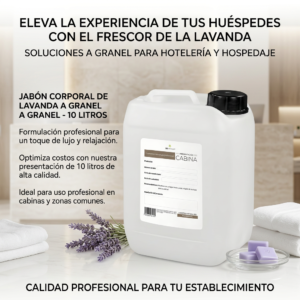 jabón corporal humectante de lavanda a granel 10 litros