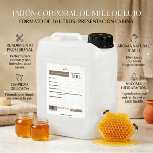 jabón corporal humectante de miel a granel 10 litros