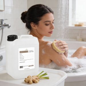 Jabón Líquido de Jengibre 10 Litros, Biodegradable, Sin Sulfatos ni Parabenos