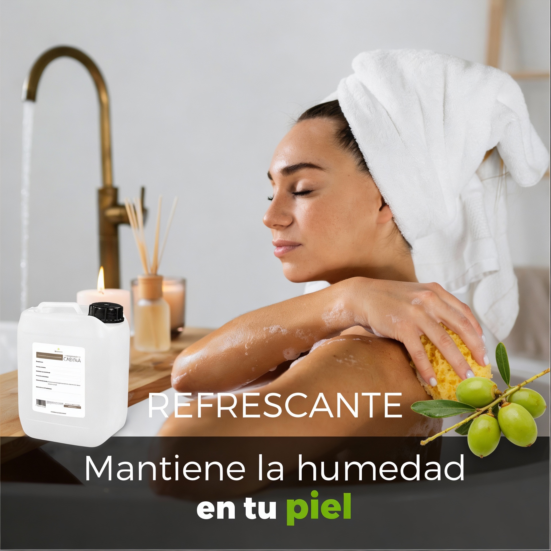 Jabón Líquido de Jojoba 10 Litros, Biodegradable, Sin Sulfatos ni Parabenos