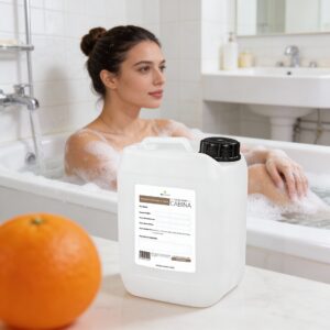 Jabón Líquido de Naranja 10 Litros, Biodegradable, Sin Sulfatos ni Parabenos