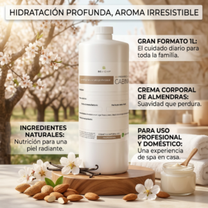 crema corporal hidratante almendras 1 litro