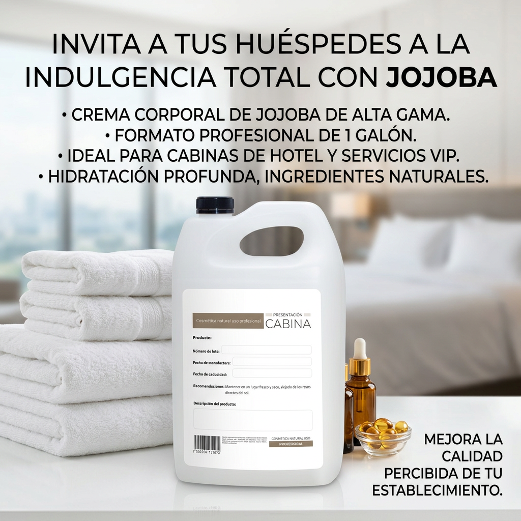 crema corporal hidratante de jojoba 1 galón
