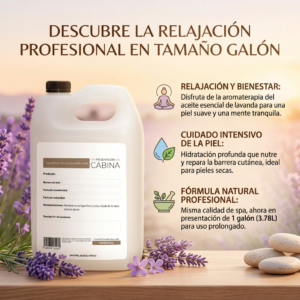 crema corporal hidratante de lavanda 1 galón