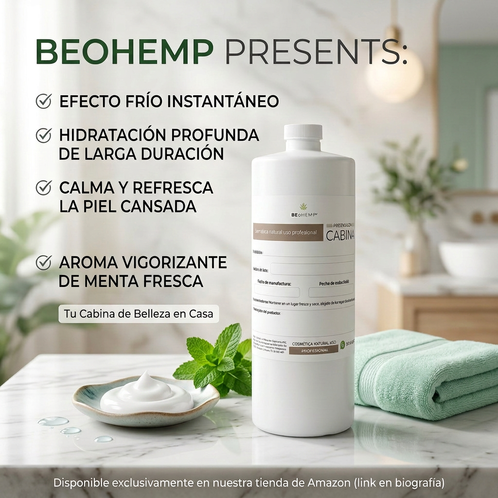 crema corporal hidratante menta 1 litro