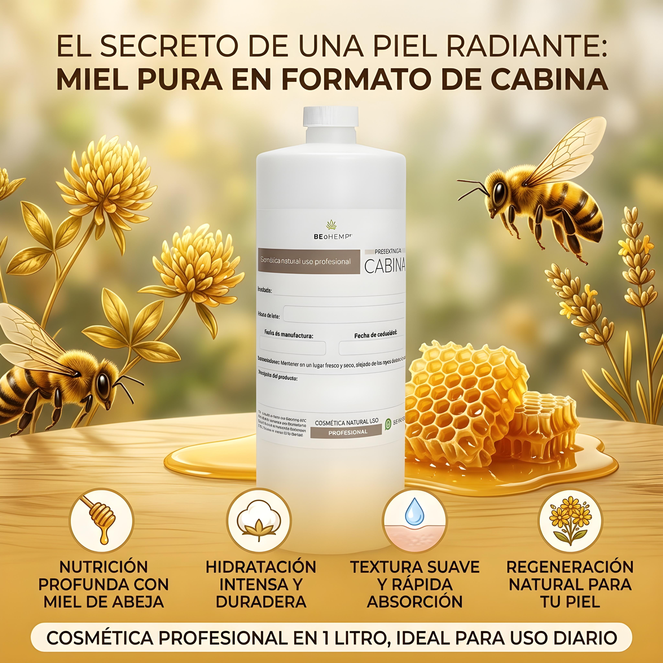 crema corporal hidratante miel 1 litro