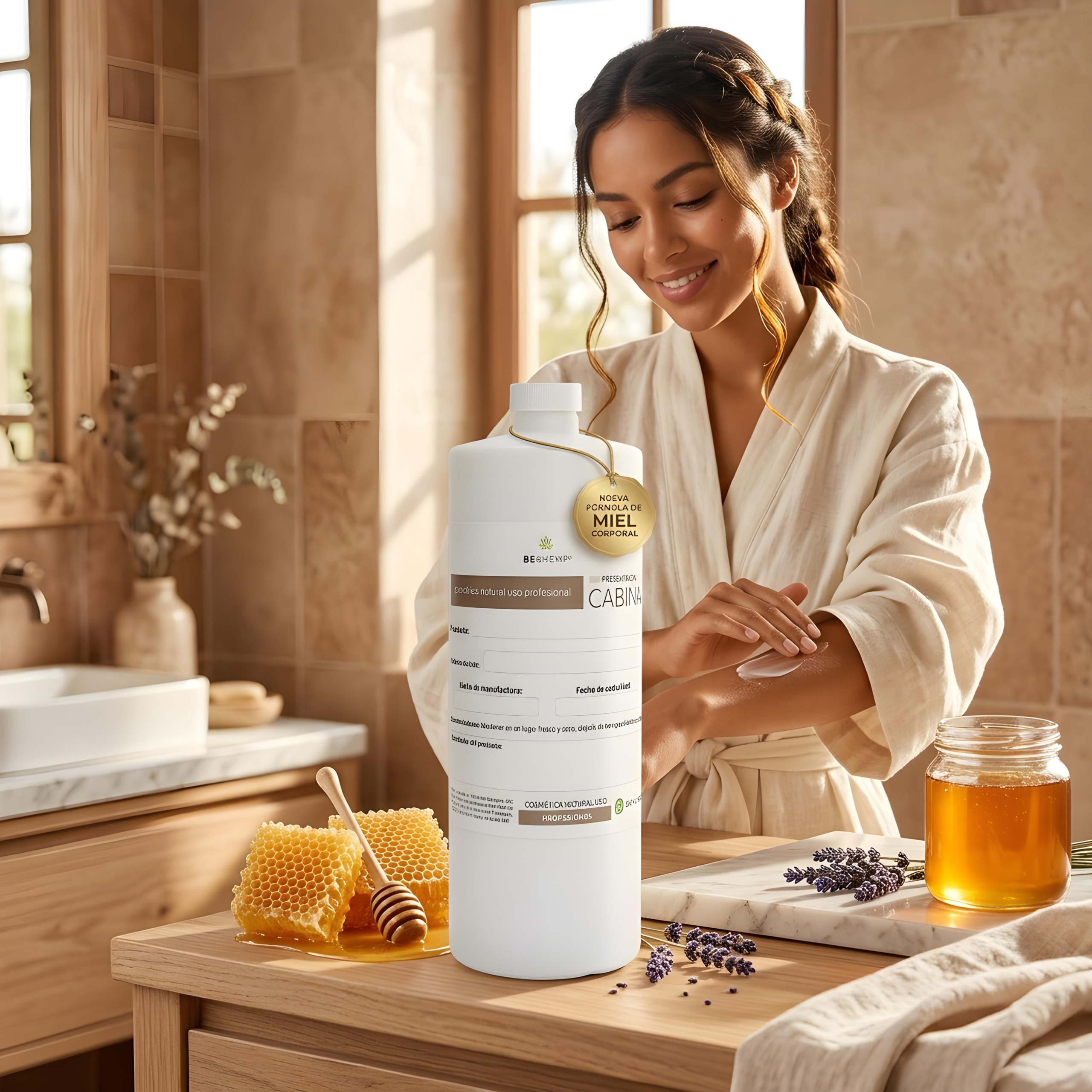 crema corporal hidratante miel 1 litro